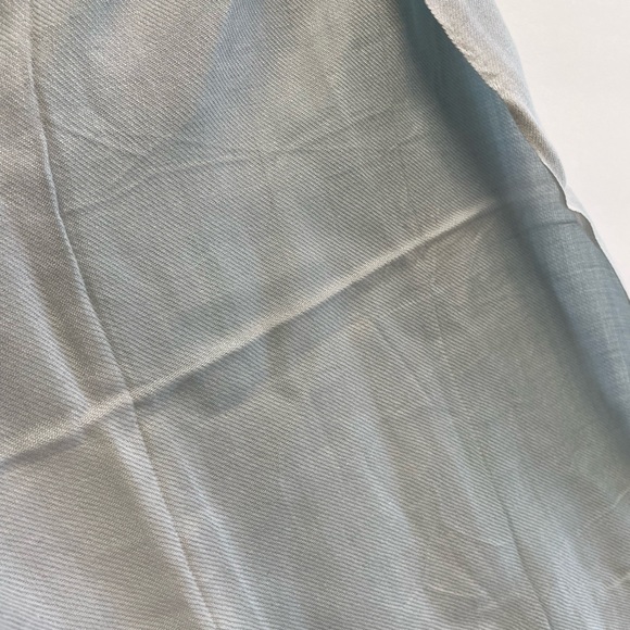 Balenciaga Long Scarf 70"x20" Light Blue - Picture 4 of 7